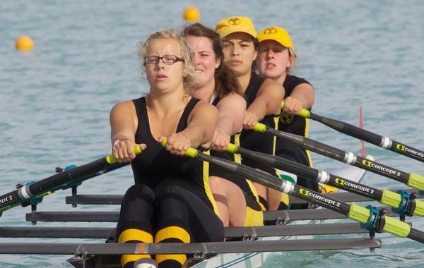 Action from last year's Aon Maadi Cup Regatta. This year more schools than ever before will be taking part.